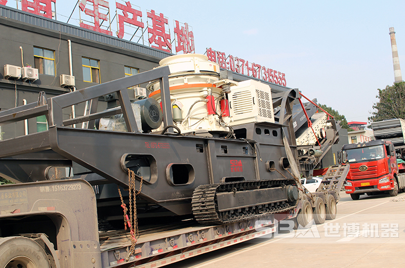 履帶移動破碎機