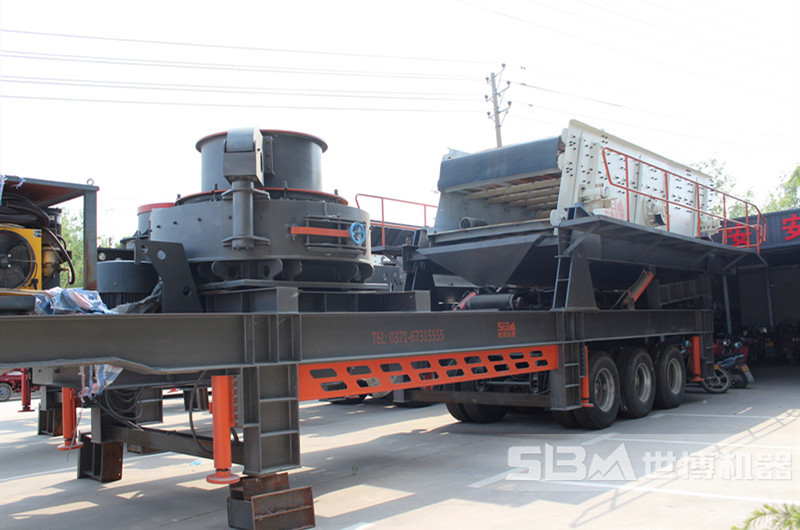 風(fēng)化砂移動制沙機設(shè)備成品圖