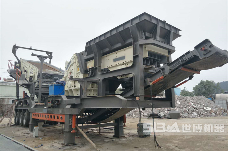 建筑垃圾多機(jī)組合破碎機(jī)，反擊破移動破碎機(jī)