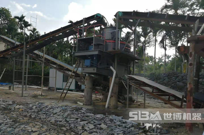 大理石制砂現(xiàn)場(chǎng)