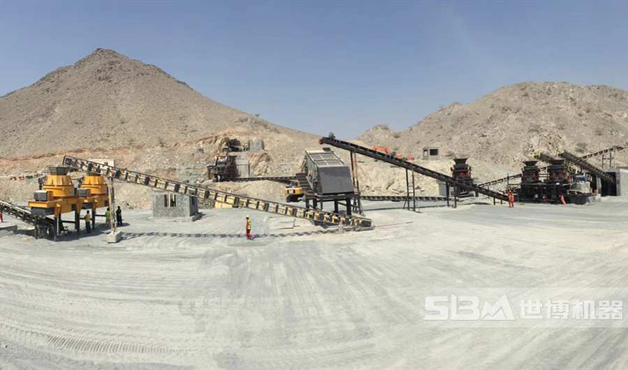 干式機制砂生產(chǎn)現(xiàn)場圖