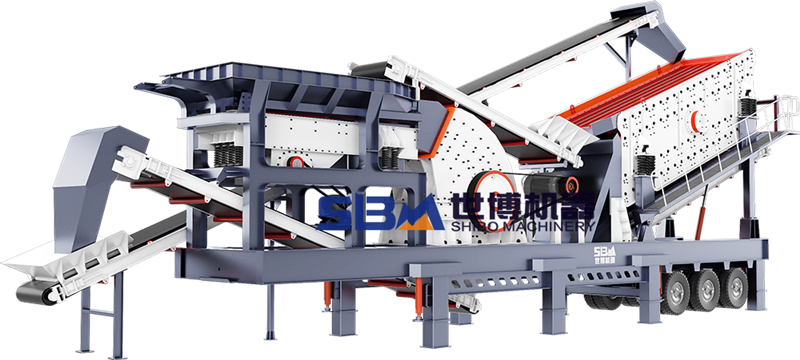 三組合移動石子破碎機(jī)結(jié)構(gòu)設(shè)計圖