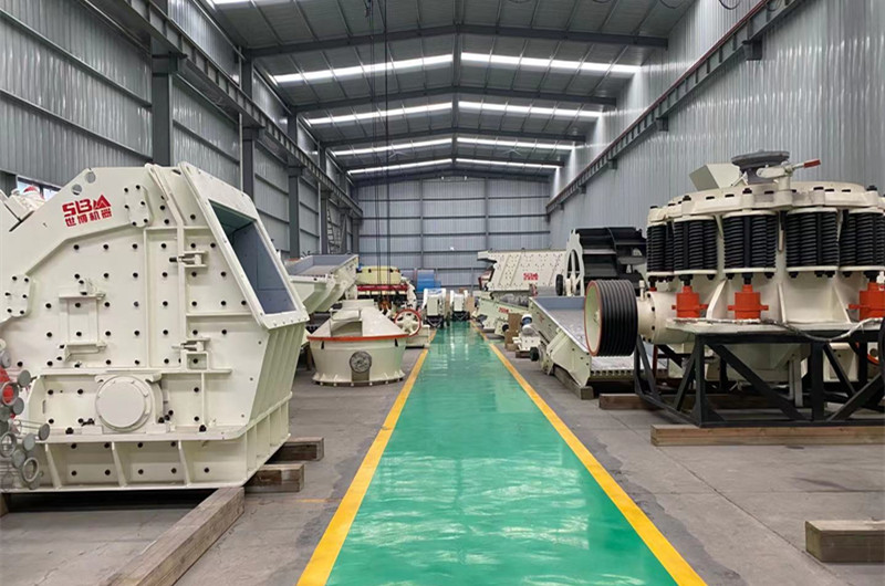 石頭打料機(jī)車間圖