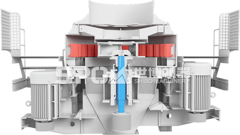 立軸沖擊式破碎機(jī)結(jié)構(gòu)圖