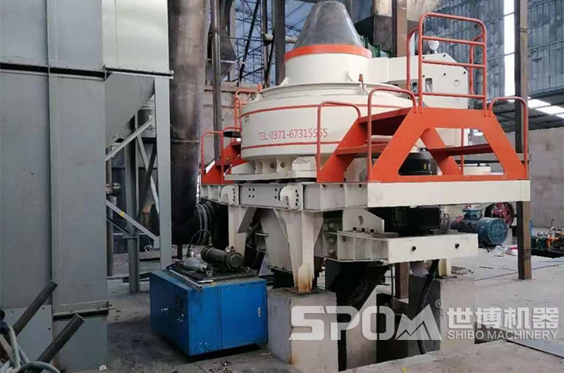 世博制砂機客戶現(xiàn)場圖，室內(nèi)安裝