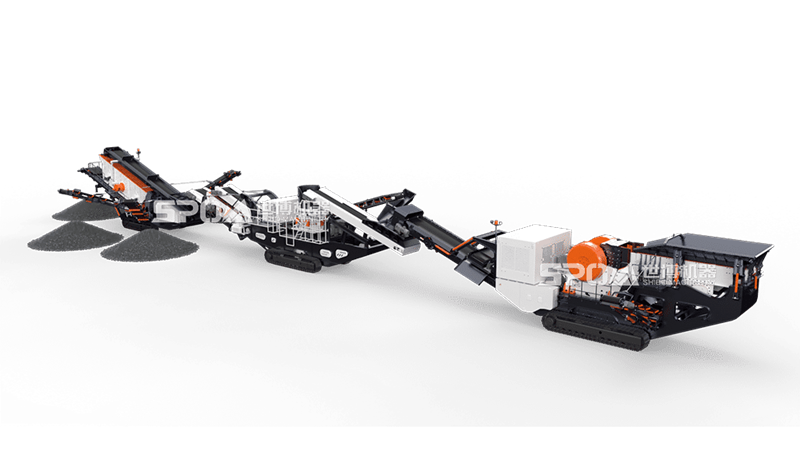 大型移動式碎石機械設(shè)備