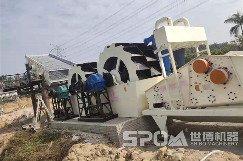 洗砂機(jī)搭配振動篩、細(xì)砂回收機(jī)