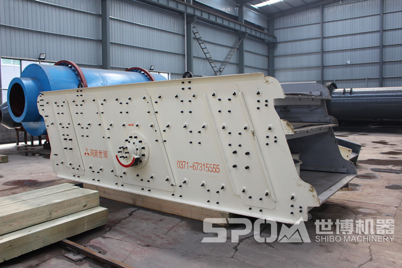 振動(dòng)篩，篩分石灰石混合料