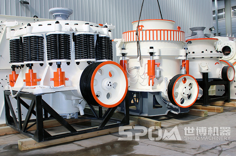 破碎硬礦石的立式破碎機(jī)，圓錐破碎機(jī)