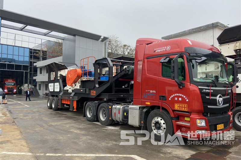 流動(dòng)破碎石子機(jī)，世博車載移動(dòng)破碎機(jī)