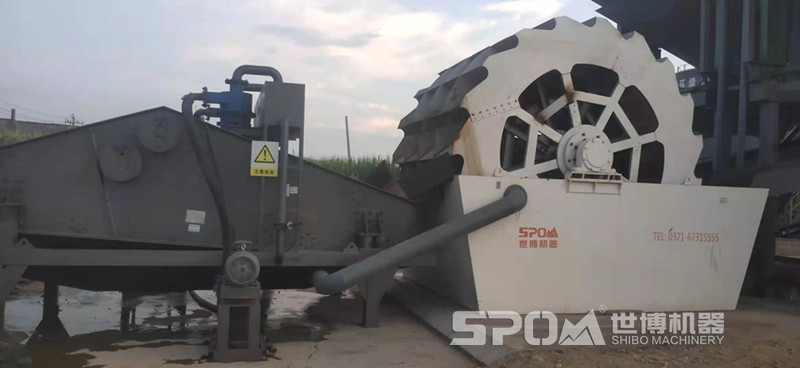 細(xì)砂回收機(jī)，一般搭配洗砂機(jī)使用